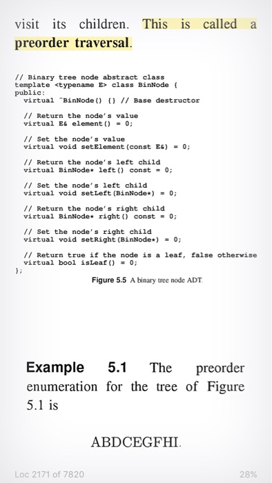 calls as function preorder. Explain why it makes twice as many accesses