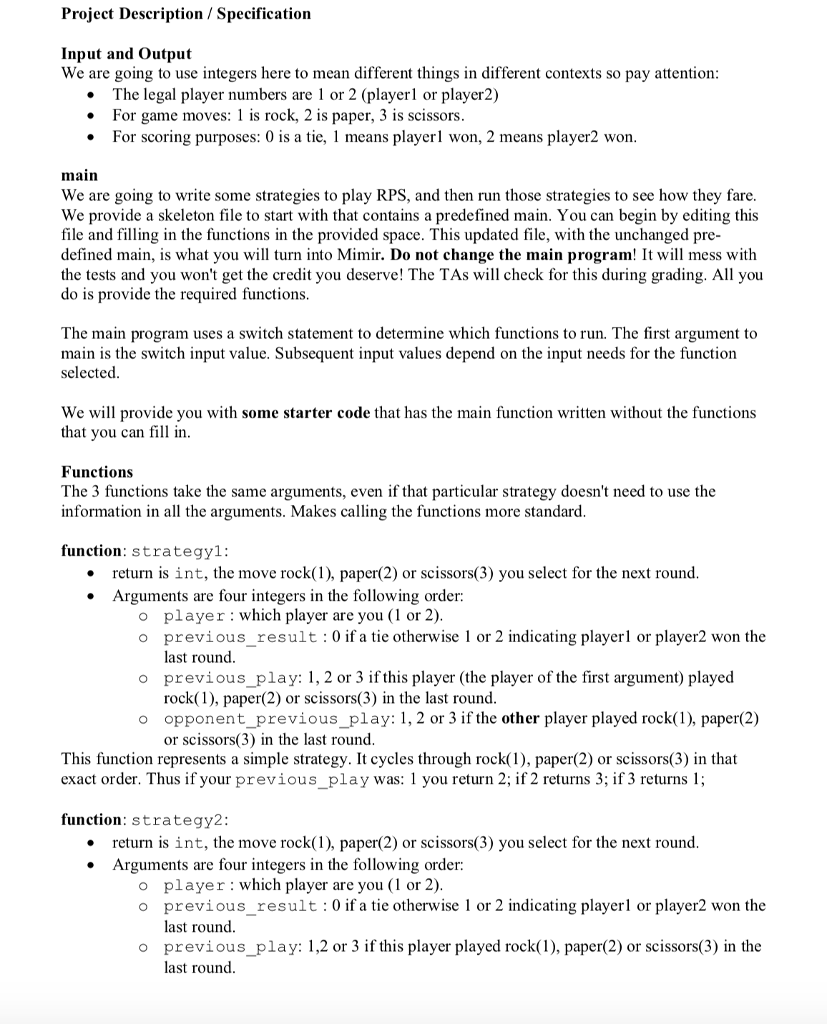 you /* for this we will use: 1 - rock 2 -