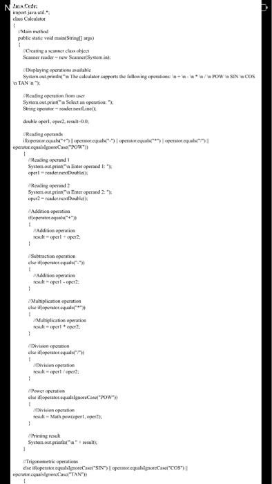  Modify this calculator class using a while loop. The loop asks