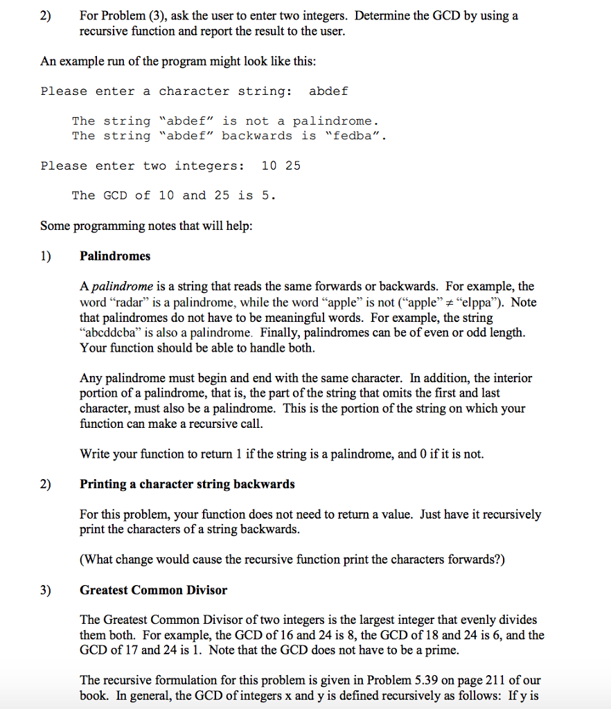 should compile correctly and produce the specified output. Please note that your