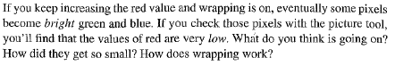 in the adjustment value as a percentage. E.g. when the # value