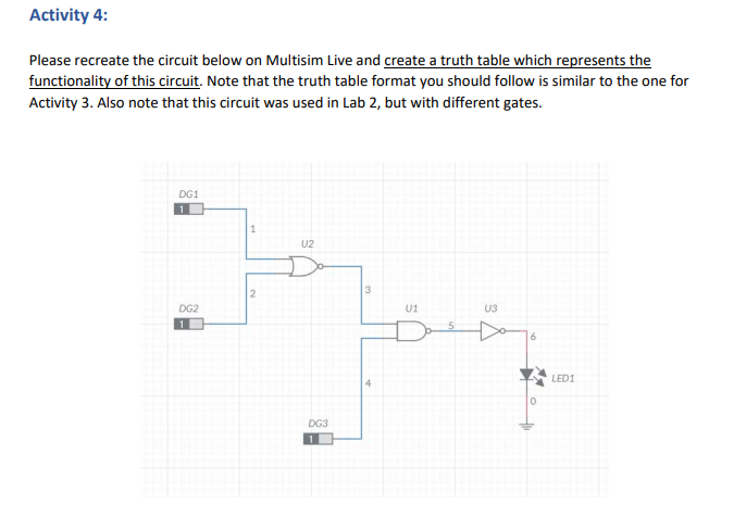 in order to fill in a truth table for each of the