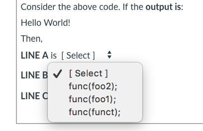 funct void *fun) printf( Sc ", char fun); int main) f LINE