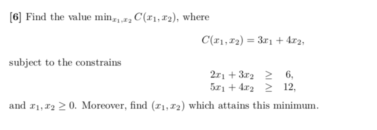 Please solve these questions with R language step by steps [6] Find