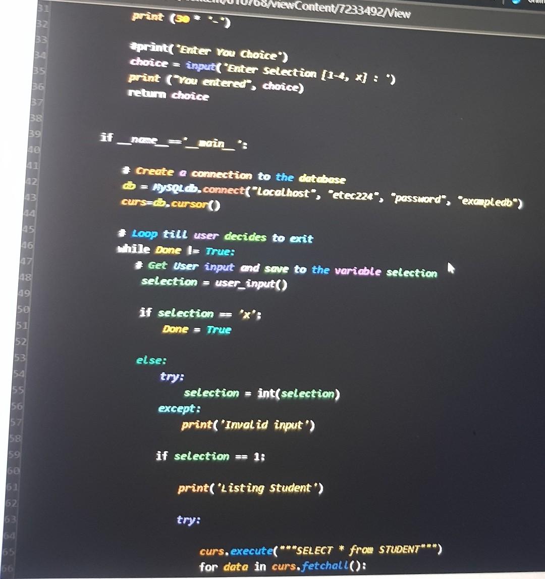 picture with steps provided. Task 1: Attach a screenshot for each step