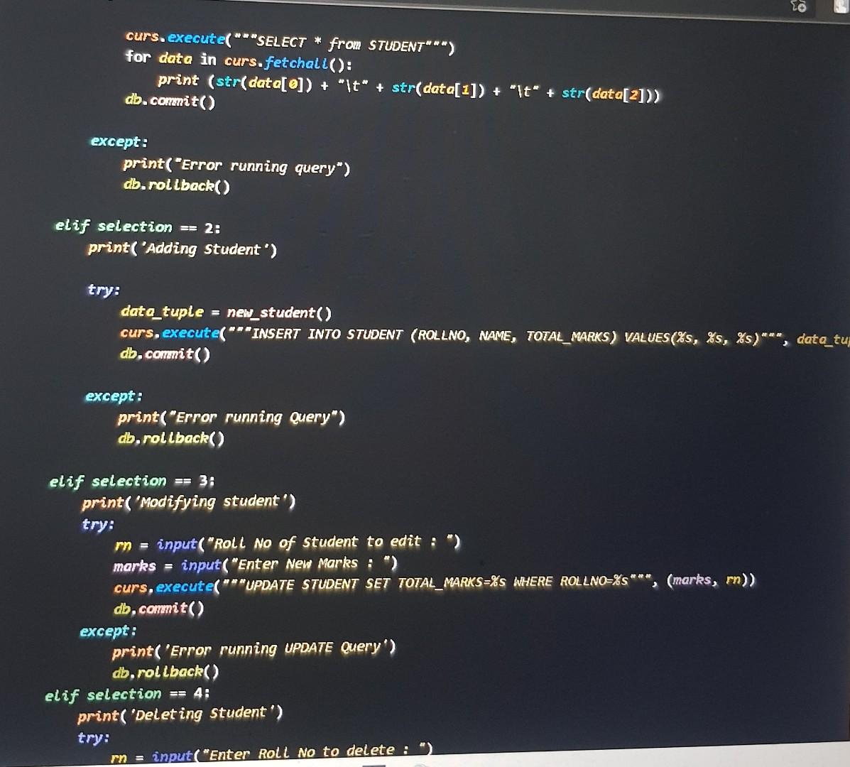 below.(one Screenshot per step) (3.5%) Using MySQL Ona Raspberry Pi or equivalent,