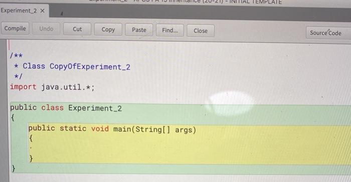 and try to run the main method. You may have to comment