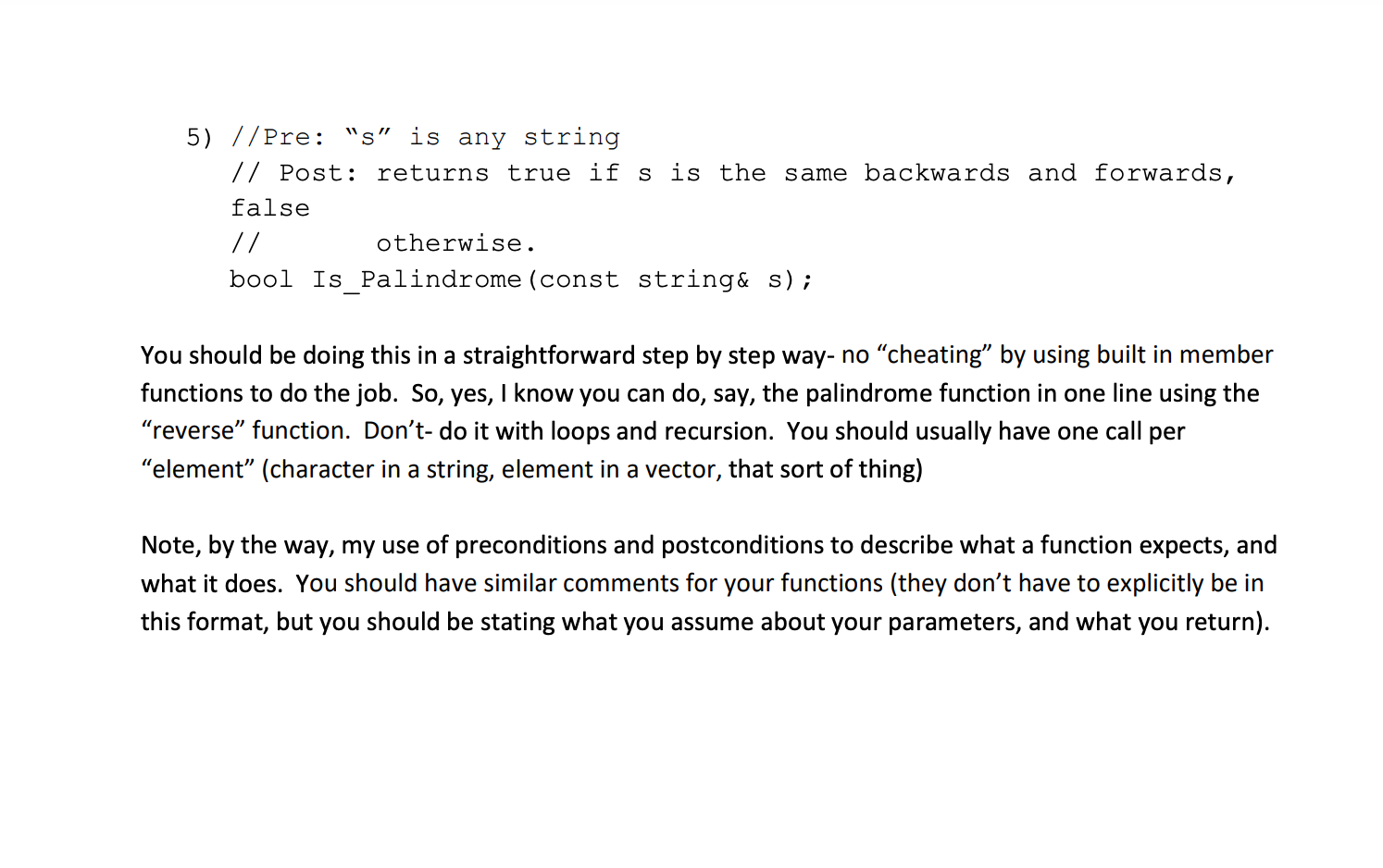 is a vector of integers start is a position in v //