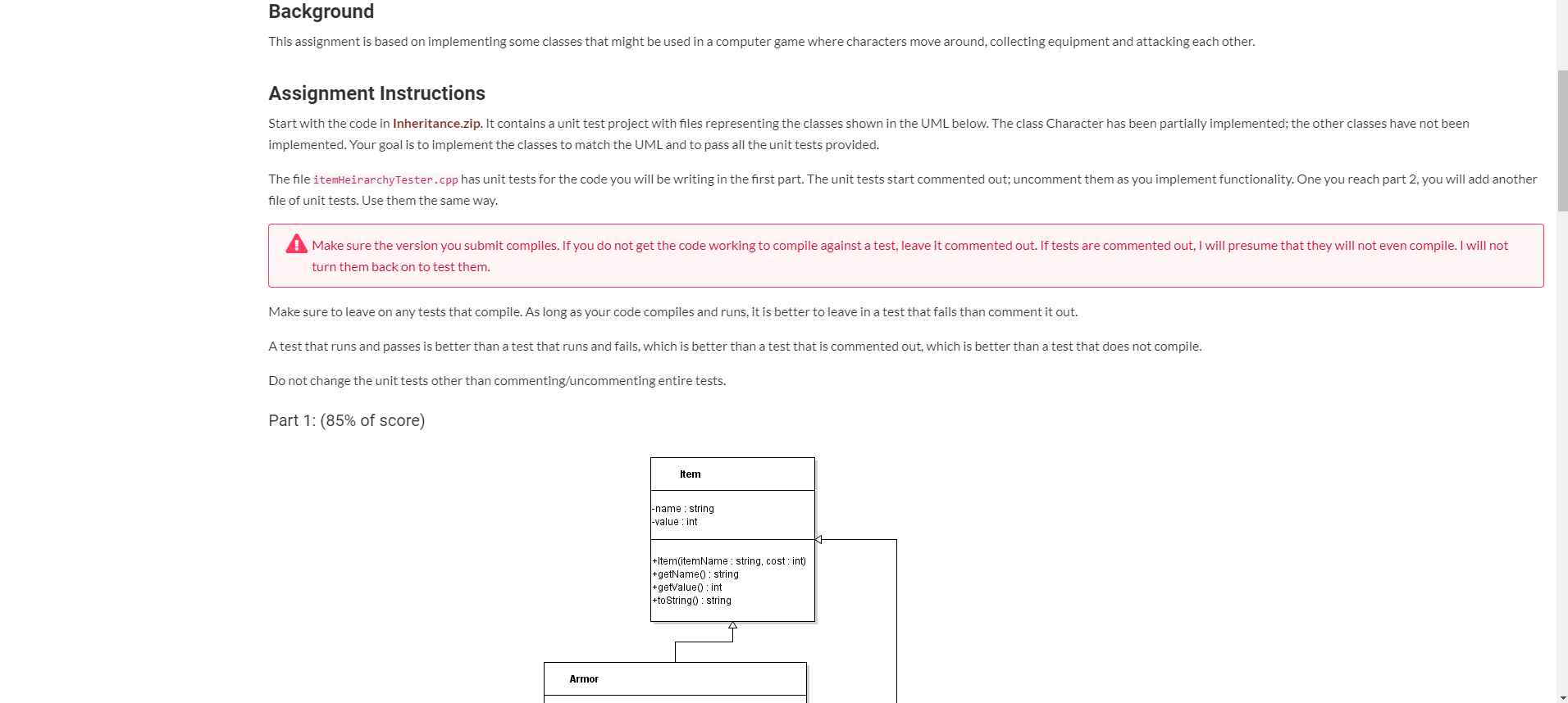 elearn. Make sure to name file(s) EXACTLY as specified - including capitalization.