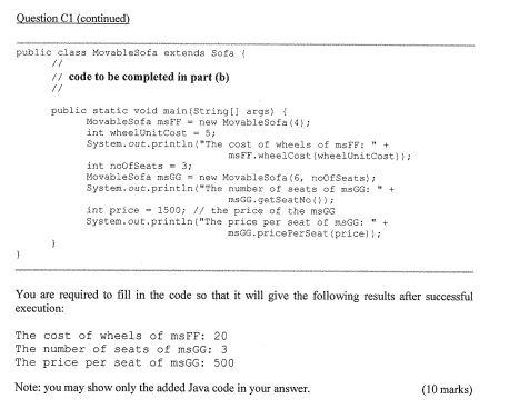 will give the following results after successful execution: The cost of wheels