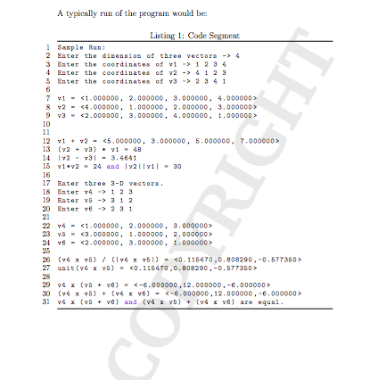 called an n-vector Vectors can be added together (vector addition), subtracted (vector