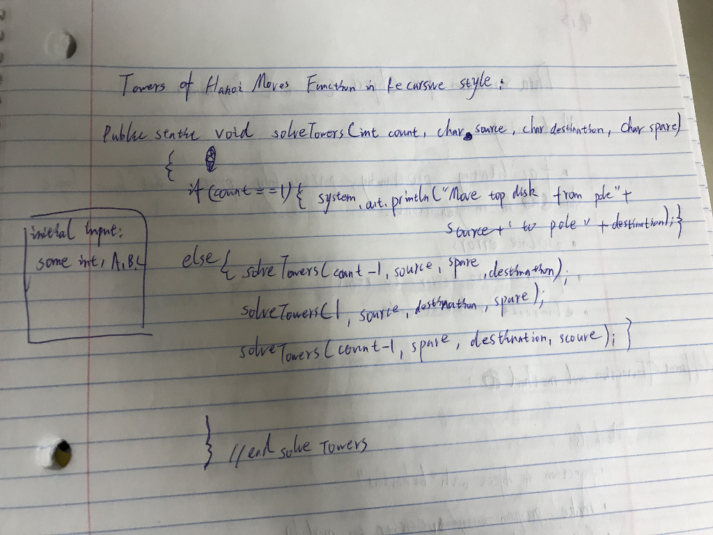 class. thank you LAB 1a: Towers of Hanoi Directions [ Towers.java ]