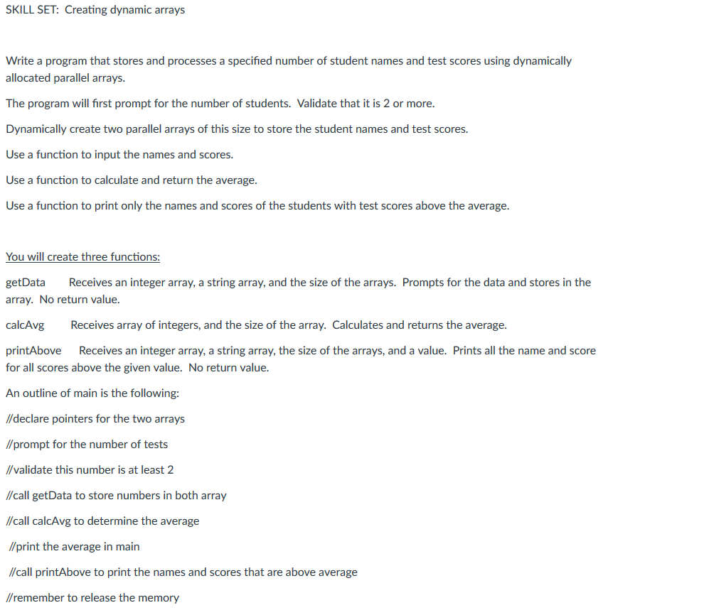 Could someone help write this in C++? Sample Output Should Look Like
