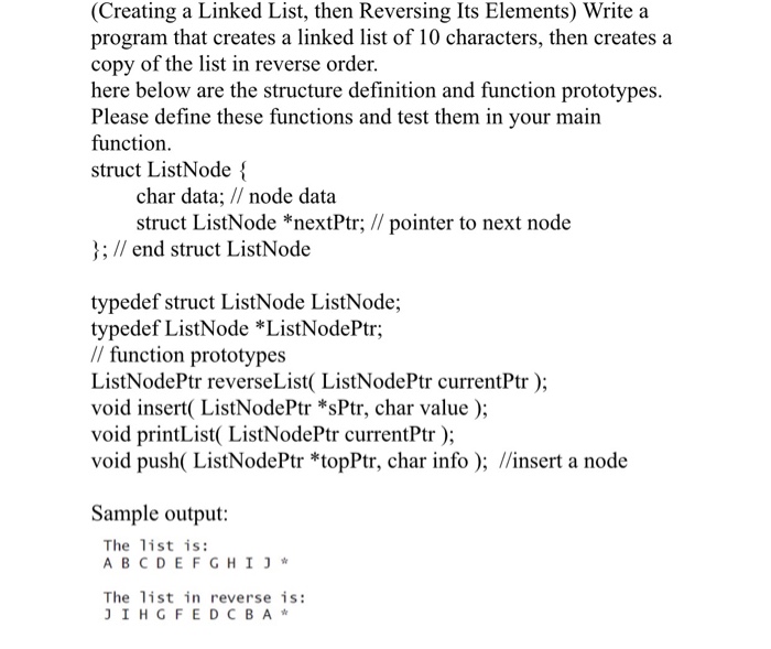  C++ I am using Netbrans (Creating a Linked List, then Reversing