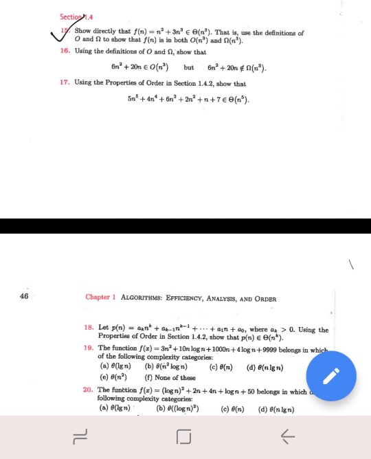  need help with question no 16 from section 1.4 Section 1A