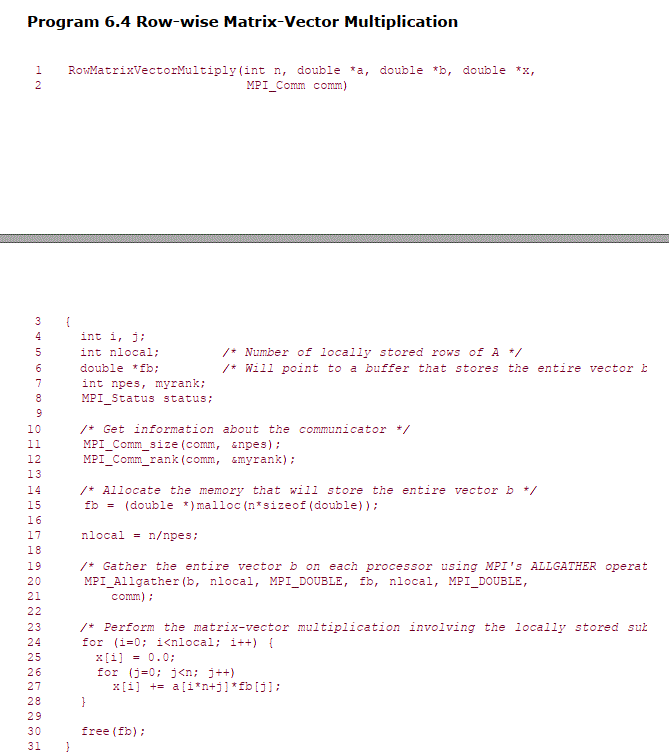 these question from "Introduction to Parallel Computing, Second Edition By Ananth Grama,