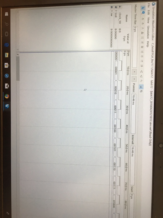 up or downwards if the switch is 0 or 1 respectively, but
