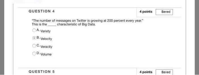 than 27 petabytes of data every day." This is the characteristic of