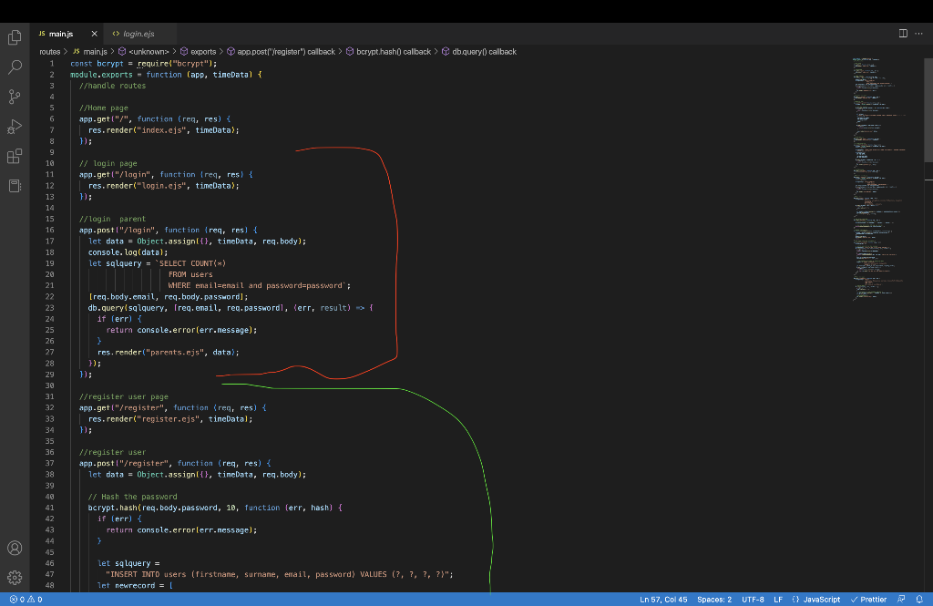 Please help if you can integrate into my code these two things
