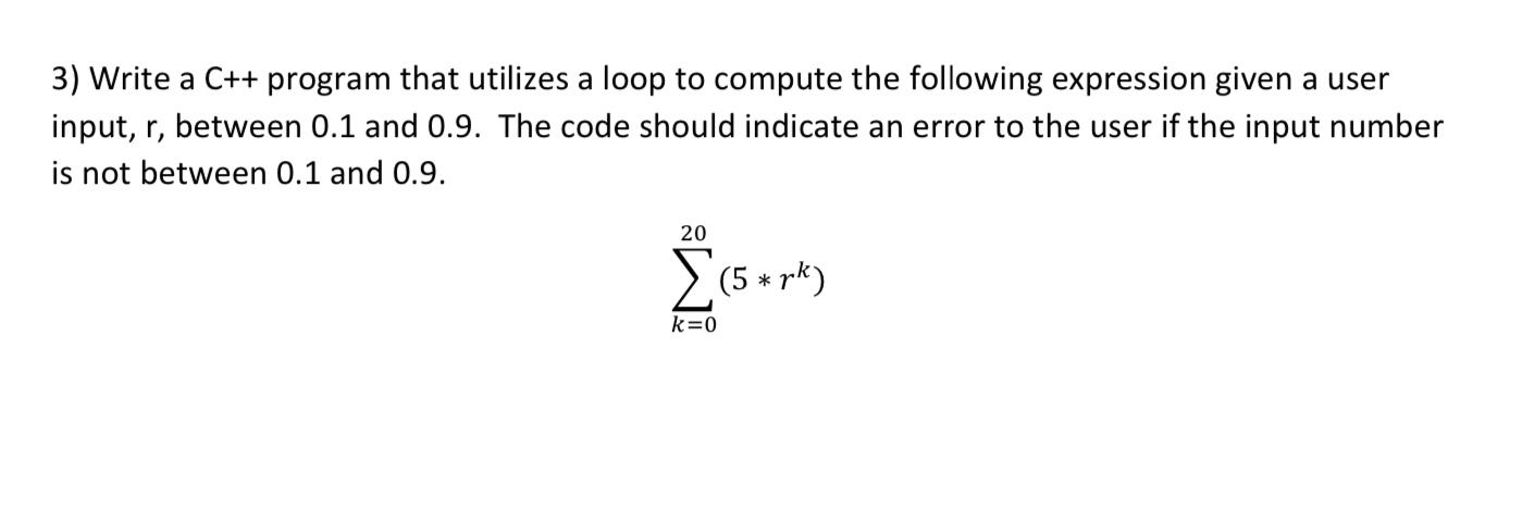  Write a C++ program that utilizes a loop to compute the