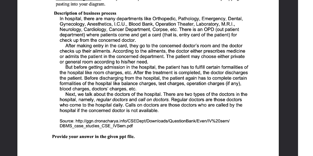 \#1 - Development of Complete ERD We learned about how to extract