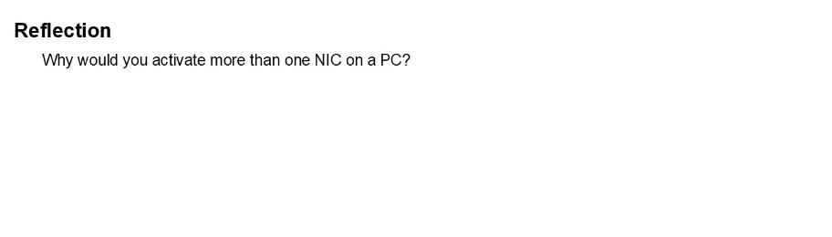System Tray Network Icons Background / Scenario This lab requires you to