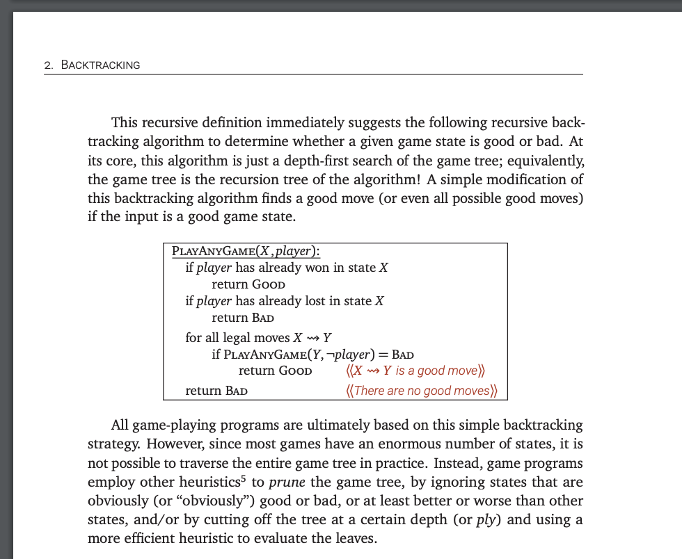 the section is a figure with the pseudocode for a method called