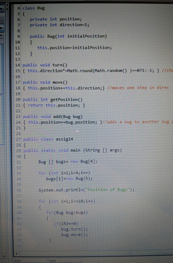 in the thread main. Any help would be appreciated! EGR 140: Computer