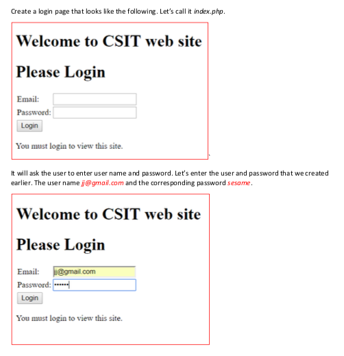 let's create a table and call it administrators. This ta ble contains