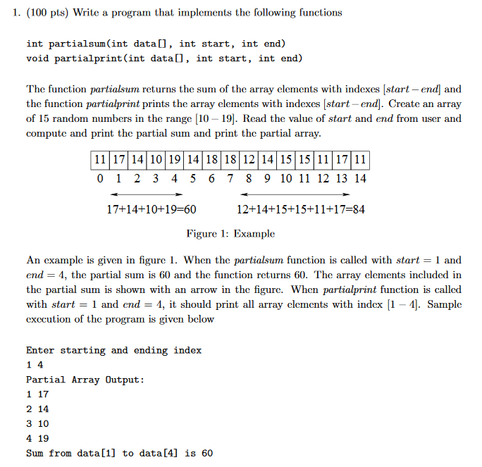  The code must be written in C. Write a program that