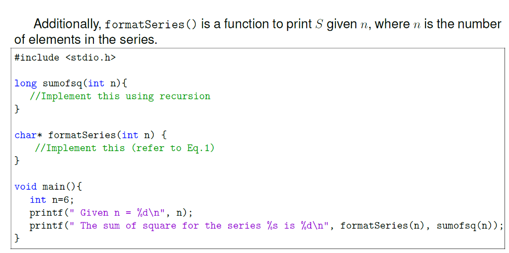 in order to produce the sample output as shown in Figure 3.