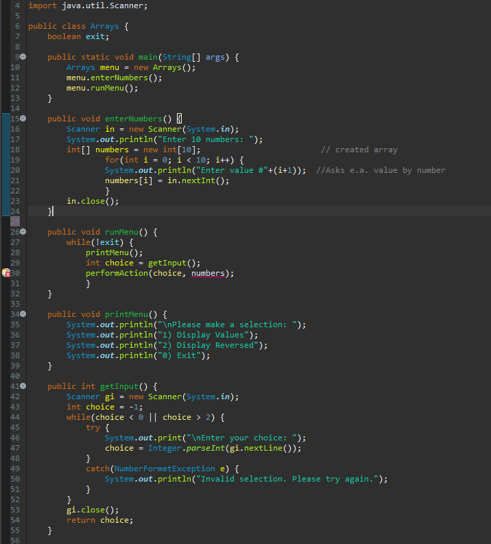 Java Arrays Lab: I am having an issue in Java setting a