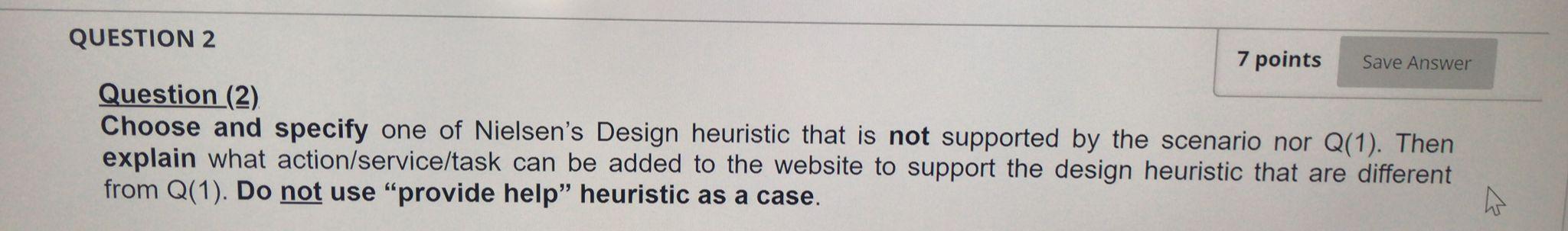 the following scenario to interact with an online website then answer all