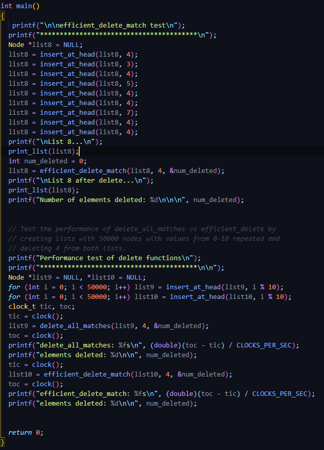 list that have a value matching the argument delete_value and it should