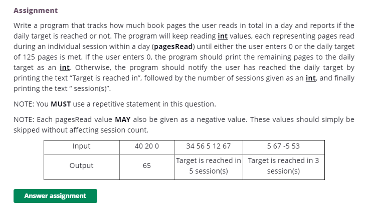 write c++ assignment Assignment Write a program that tracks how much book