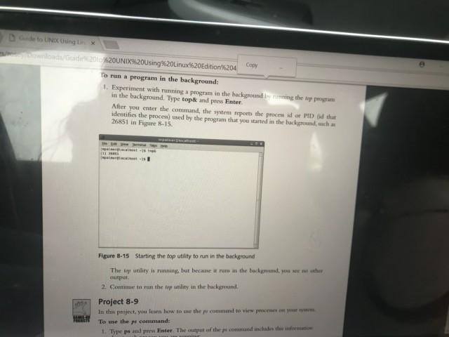 this project, you create two files and use the amp command to