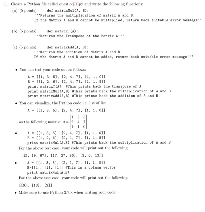  11. Create a Python file called questionIpy and write the following
