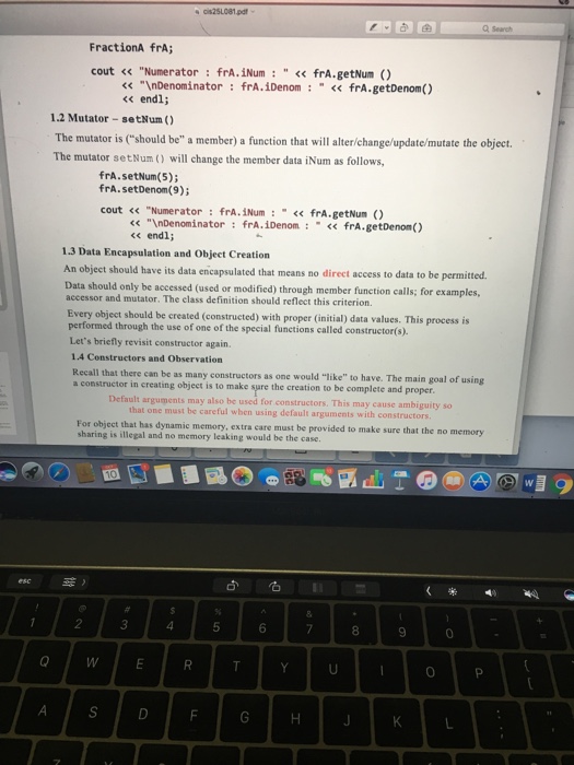 display the exercise information as below, CIS 25 C++ Programming Laney College