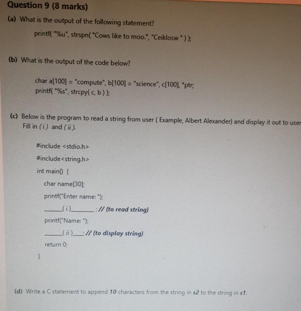 number is produced [1 mark] Question 4b (2 marks) The following code