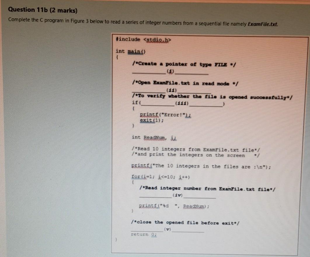 Question 5a (2 marks) Find the error(s) in each of the following