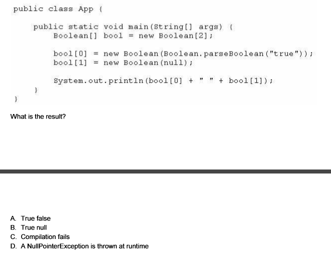  public class App ( public static void main (String args) (