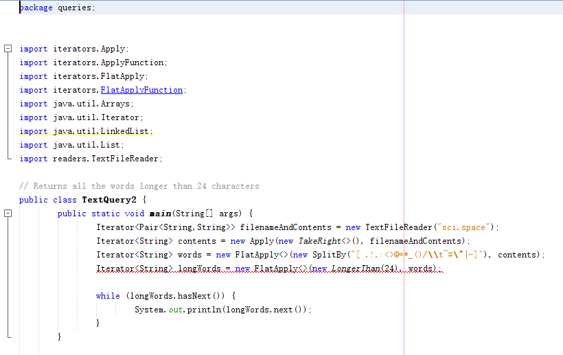 final Iterator InT input 11 12 public Apply (ApplyFunction InT, out f,
