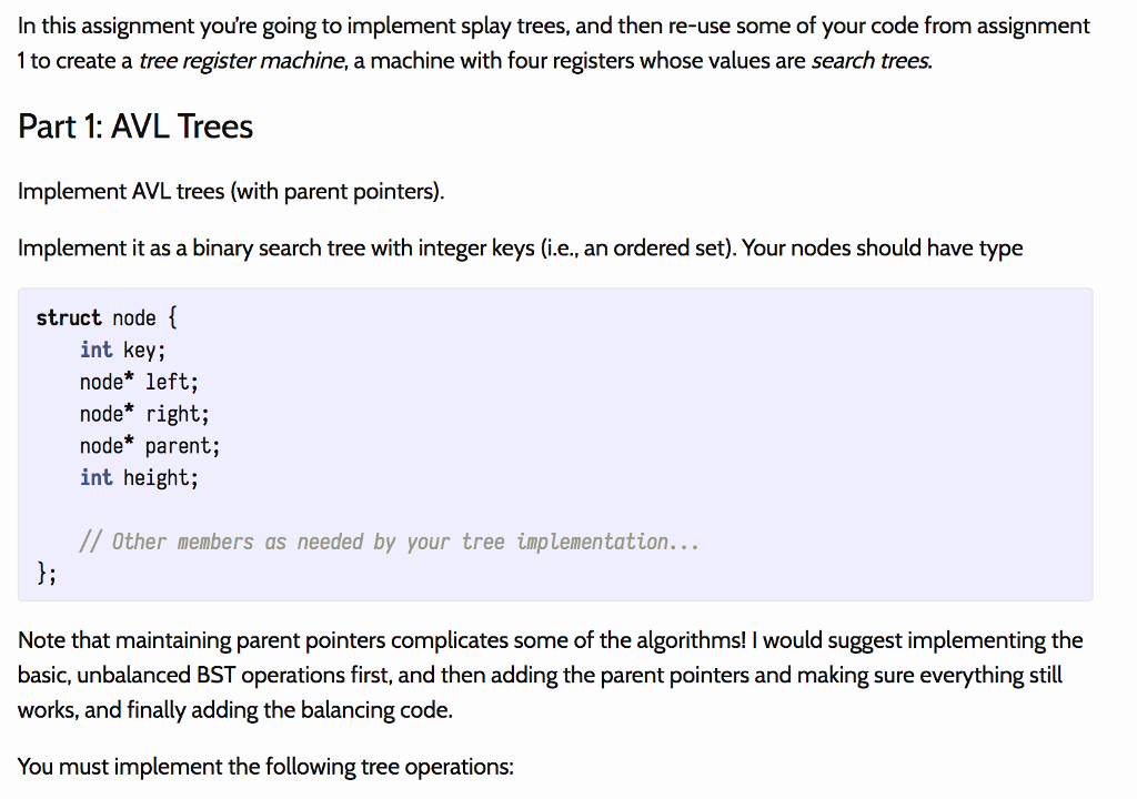 C++ Balanced Binary Search Tree Hello there, I have to make a