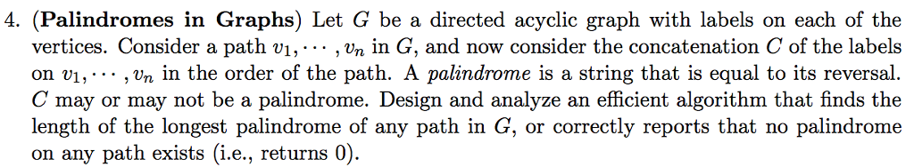 Let G be a directed acyclic graph with labels on each