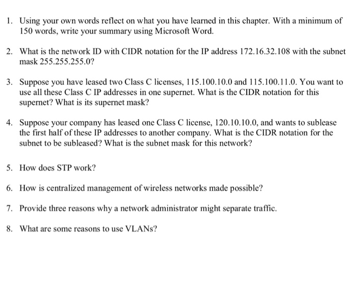  Please answer it Using your own words reflect on what you