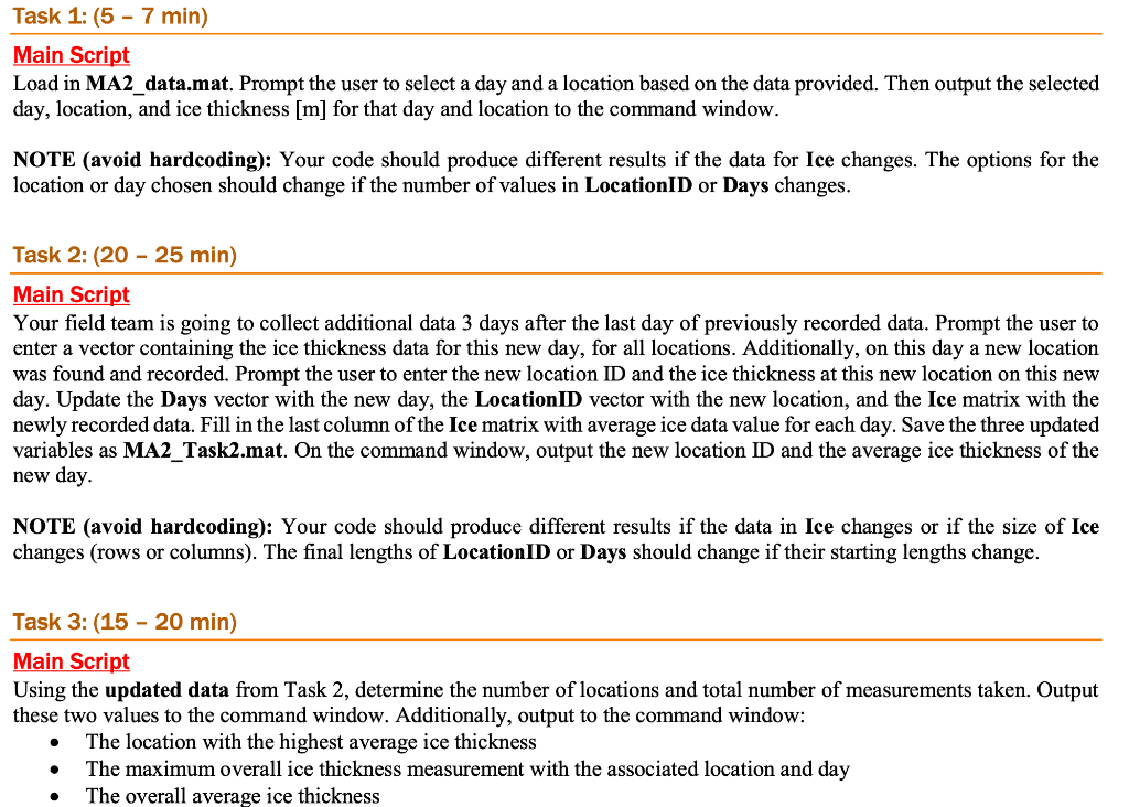 below. You will use MATLAB as a tool to develop your solution