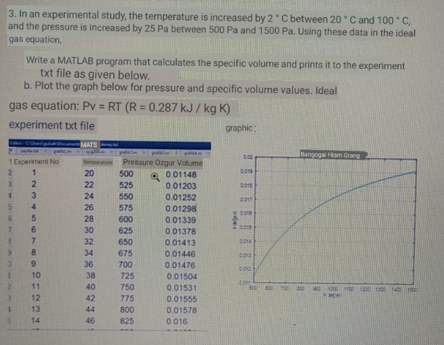  3. In an experimental study, the temperature is increased by 2C