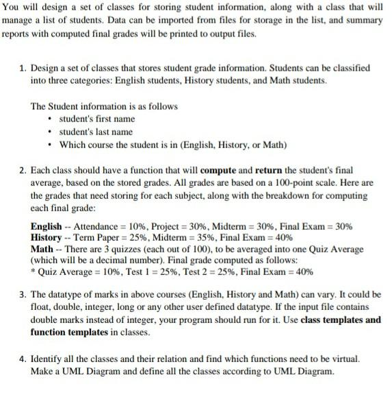  use c++ for coding please done it using classes make class