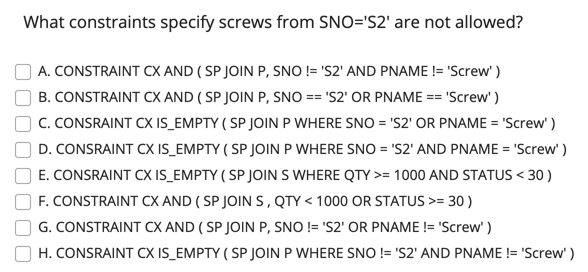 There will be multiple answers correct! Please explain to me how you