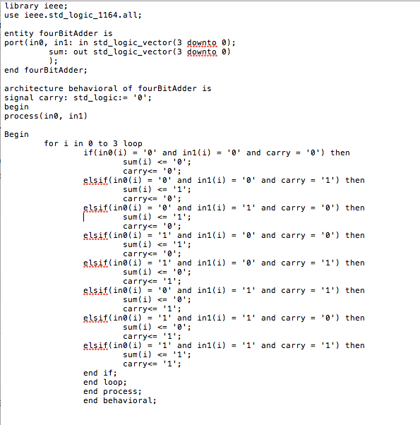 Can someone help me write a test bench in VHDL that tests